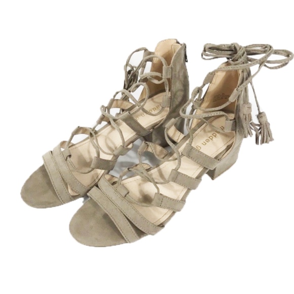 Madden Girl Gladiator Sandals Size 9M Taupe - Picture 6 of 7